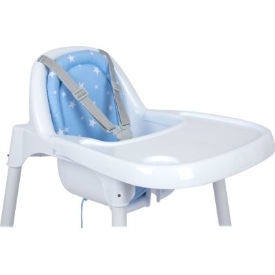 Sevi Bebe Eko Mama Sandalyesi Minderi, Mavi, Yıldız