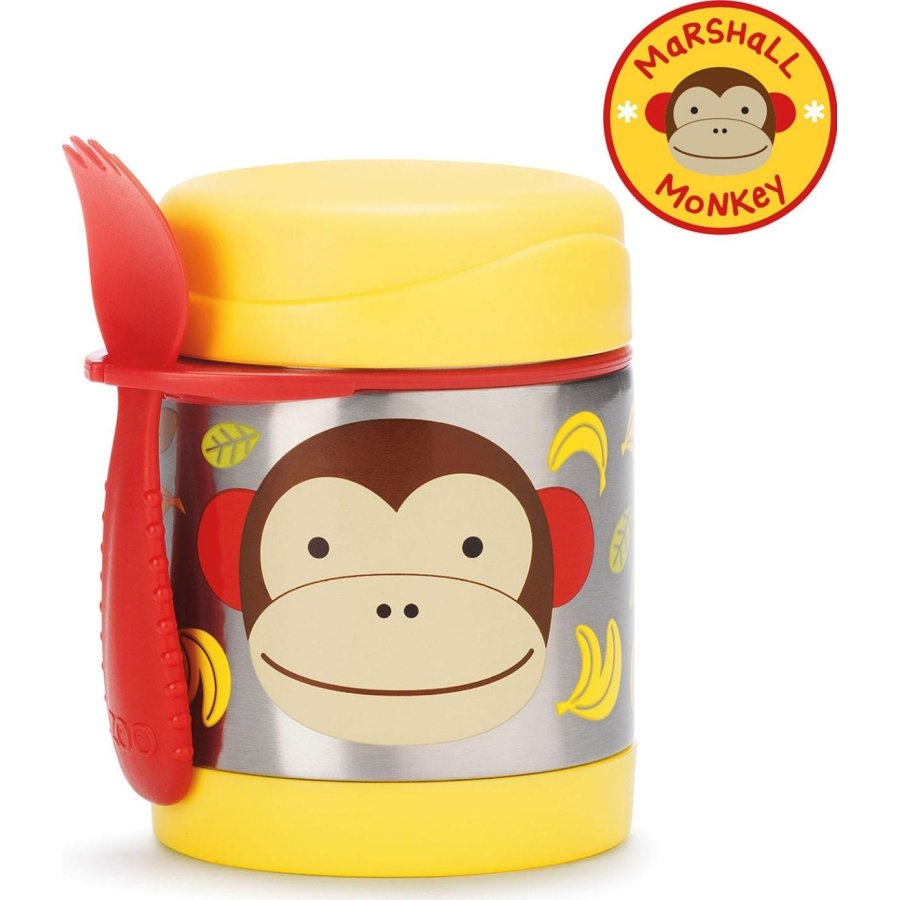 Skip Hop Zoo Paslanmaz Çelik Termos, 325 ml, Maymun