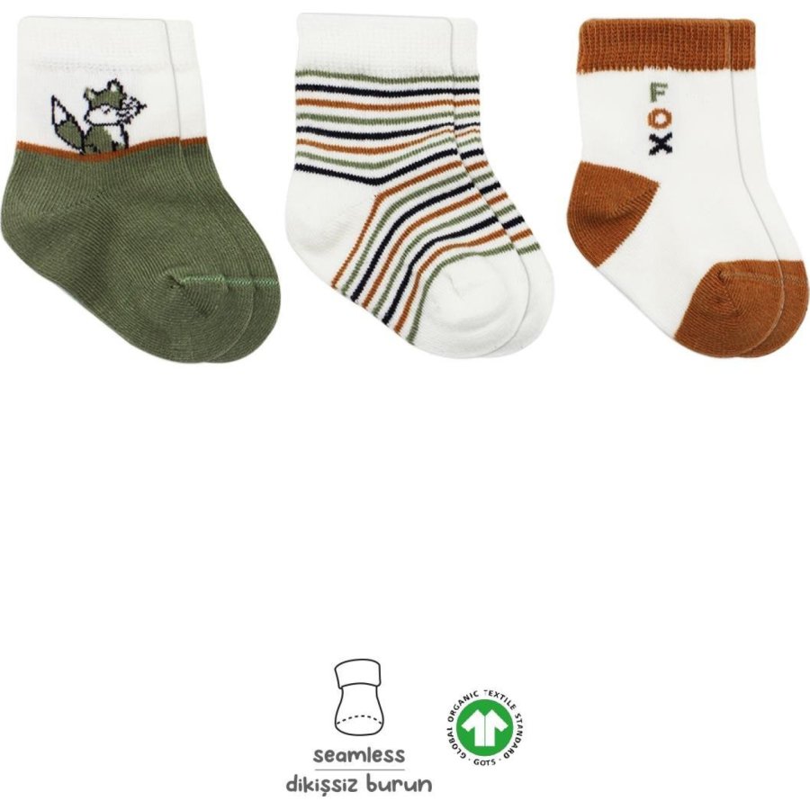 Bistyle 3'Lü Penye Soket Çorap 10109 Nil