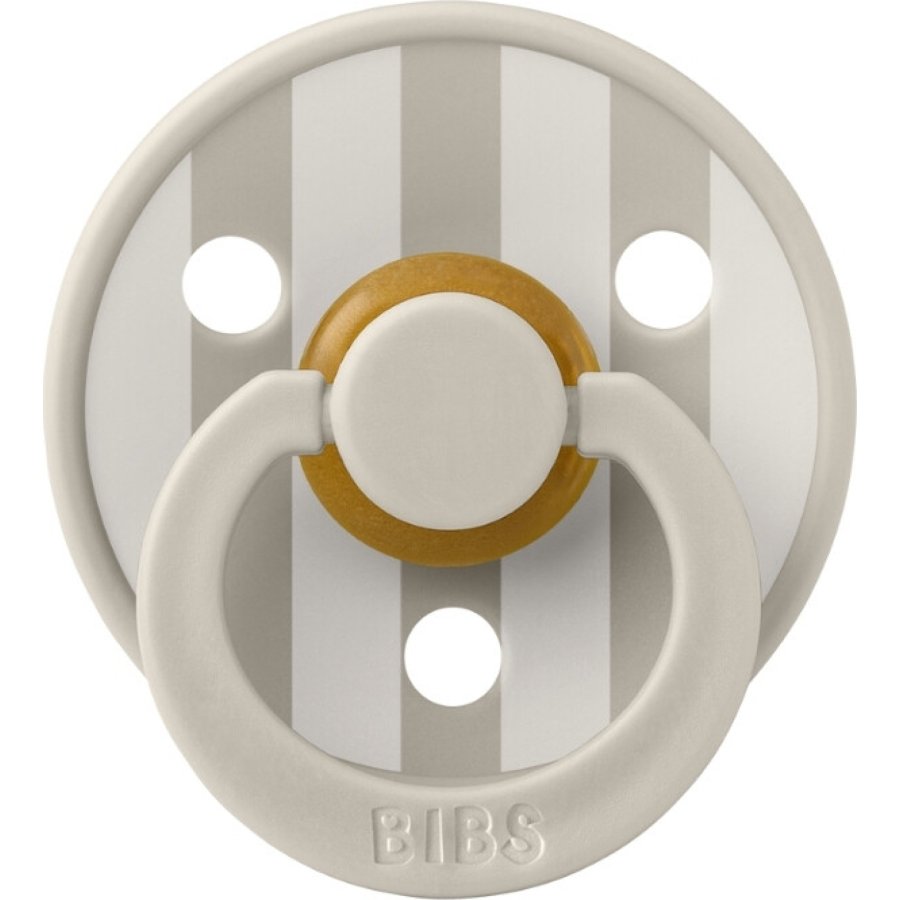 Bibs Studio Colour Block Kauçuk Emzik 0-6 Ay Sand / Ivory