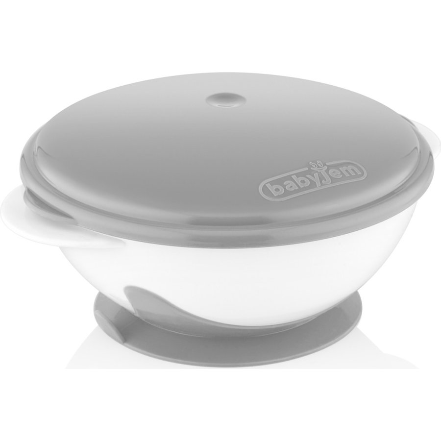 BabyJem Vakumlu Mama Tabağı, Gri