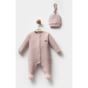 Moi Noi Şapkalı Tulum MNB1236 Mürdüm