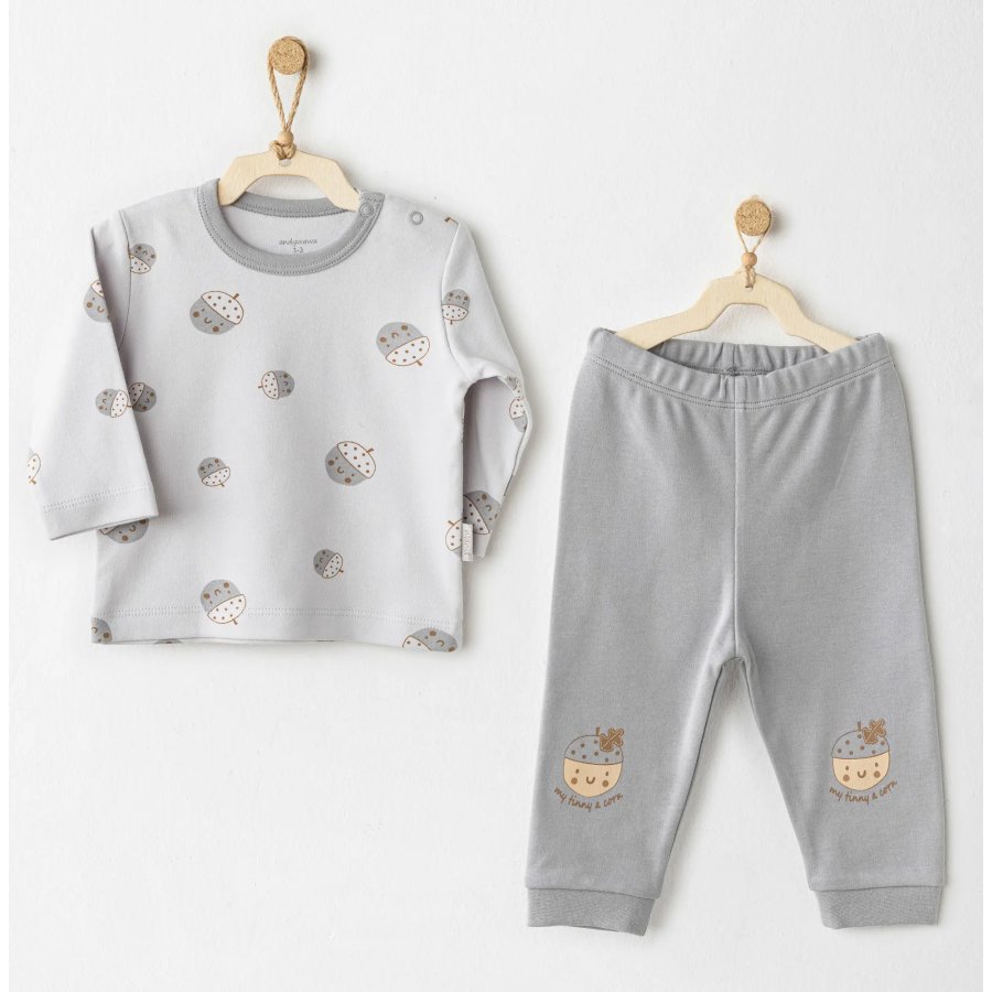 Andywawa AC26105 Hello Autumn 2'li Takım Grey