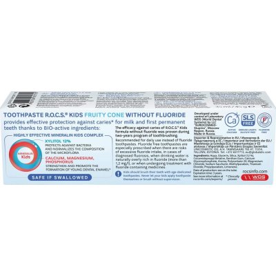 R.O.C.S. Kids Diş Macunu, 35 ml, Meyve Külahı