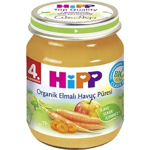 Hipp Organik Elmalı Havuç Püresi, 125 g