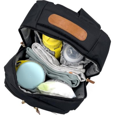 Kraft Mars Anne Bebek Bakım Sırt Çantası, Siyah