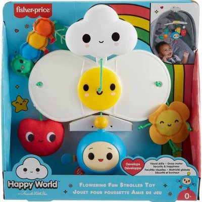 Fisher Price Mutlu Dünya Eğlenceli Bebek Arabası Dönencesi