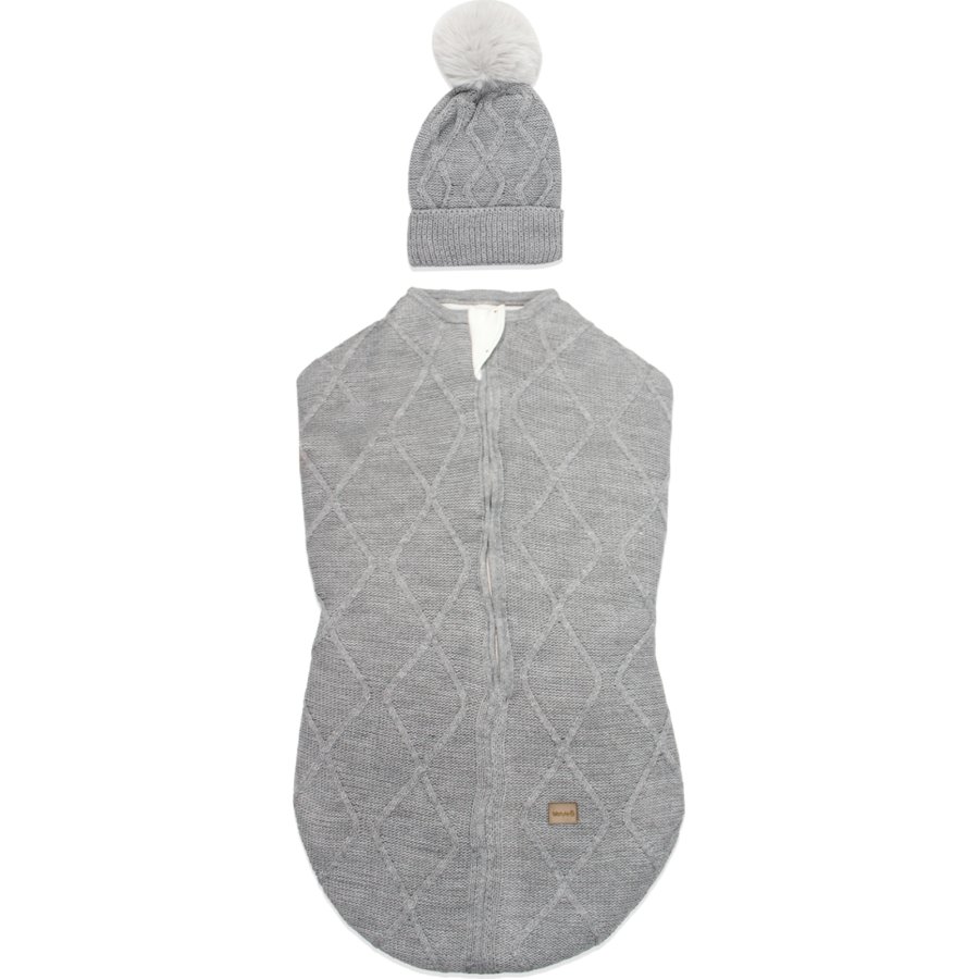 Bistyle Baby İn Swadding Triko Kundak 75108 Gri