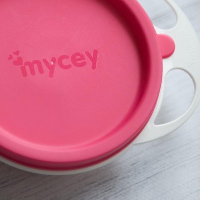 Mycey Kapaklı Mama Tabağı, Pembe