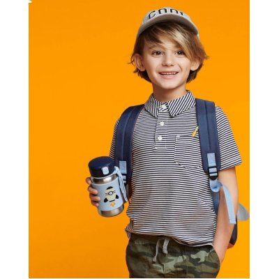 Skip Hop Pipetli Paslanmaz Çelik Suluk, 350 ml, Roket