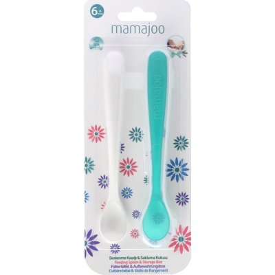 Mamajoo Beslenme Kaşığı & Saklama Kutusu, 2'li