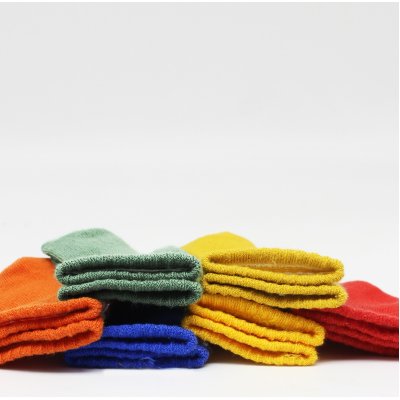 Bistyle Penye Çemberli Soket Çorap, Sarı, 6'lı