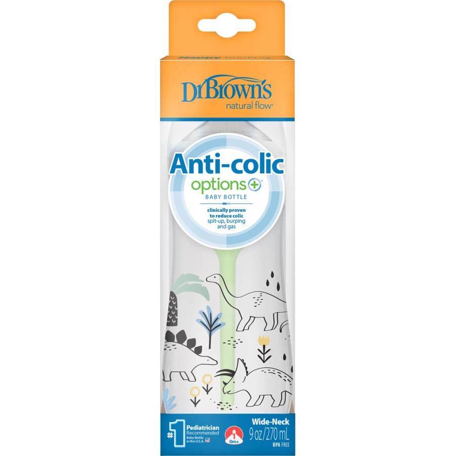 Dr.Brown's Geniş Ağız PP Antikolik Options Biberon 270 ml Erkek