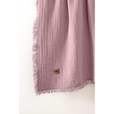 Kanz Bebek Müslin Örtü, 4 Kat, Gül Kurusu