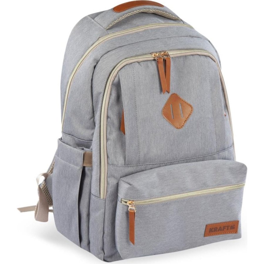 Kraft Mars Anne Bebek Bakım Sırt Çantası, Gri