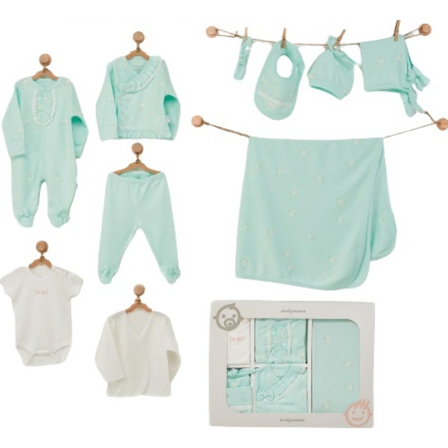 Andywawa Summer Paradise 10 Parça Hastane Çıkış Seti, Mint