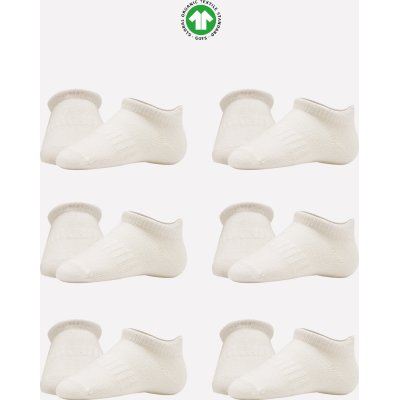 Bistyle Basic Sneakers Soket Çorap, Ekru, 6'lı