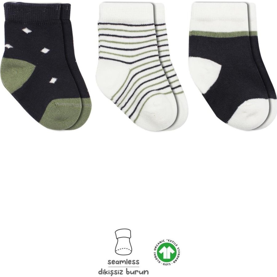 Bistyle 3'Lü Penye Erkek Soket Çorap 10111 Antrasit
