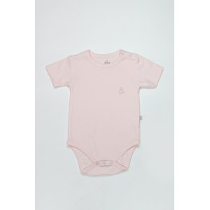 Bistyle Organik Natural Basic Style Yarım Kol Body BS17103 Pembe