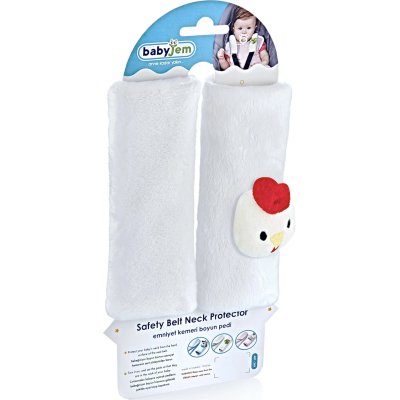 BabyJem Emniyet Kemeri Boyun Koruyucu, Ekru
