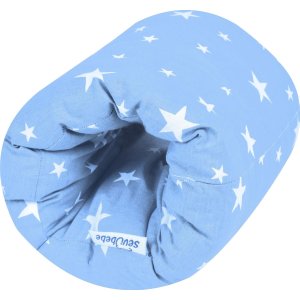 Sevi Bebe Pratik Emzirme Yastığı, Mavi, Yıldız
