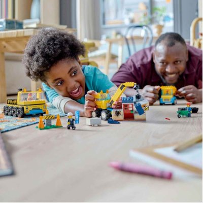 Lego City İnşaat Kamyonları ve Yıkım Gülleli Vinç