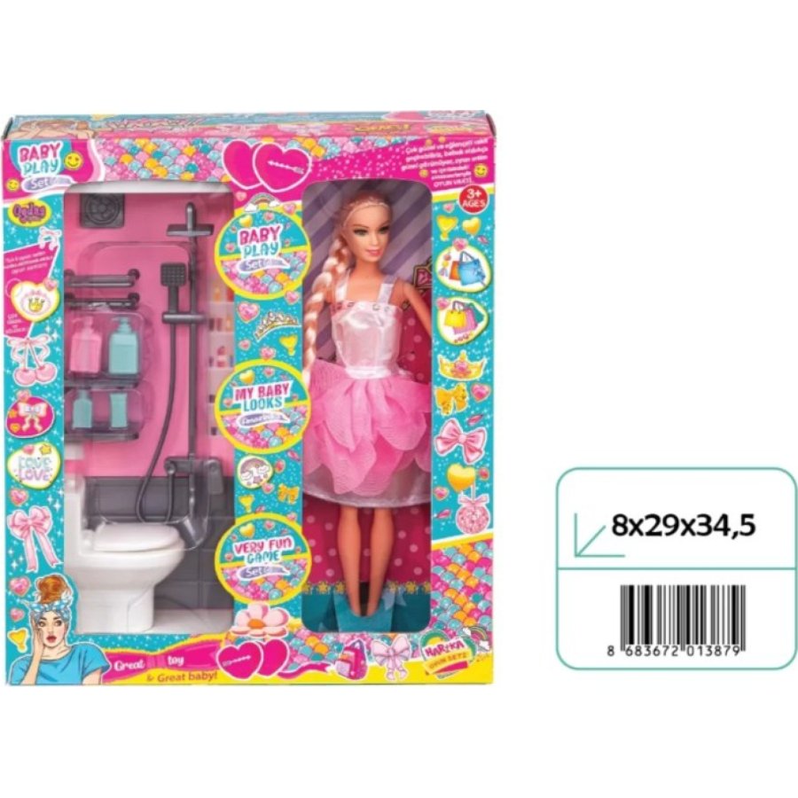 Oydaş Klozetli Banyo Bebekli 02387