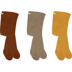 Bistyle Penye Külotlu Çorap, Toprak, 3'lü