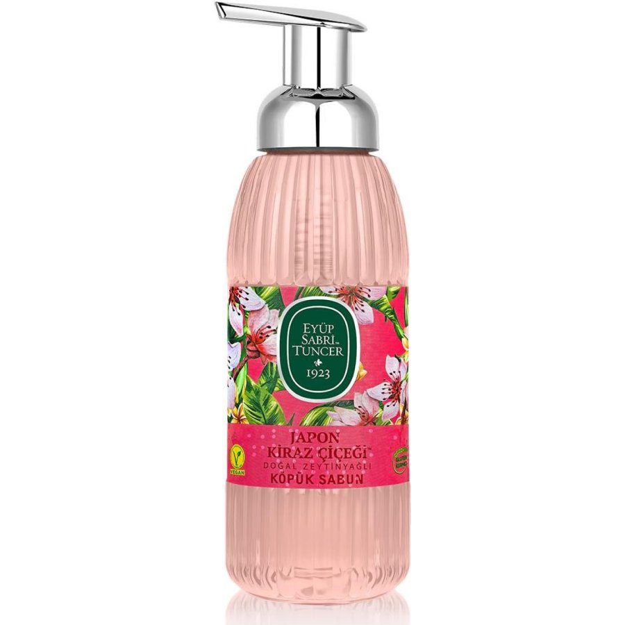 Eyüp Sabri Tuncer Doğal Zeytinyağlı Köpük Sabun 500 ml Japon Kirazı Çiçeği