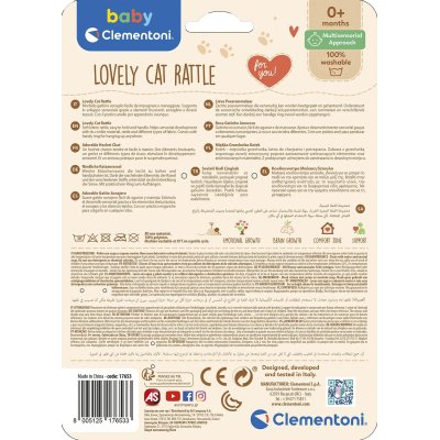 Baby Clementoni Sevimli Kedi Çıngırak