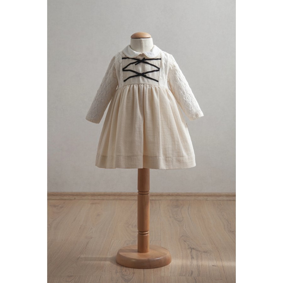 Tongs Baby Bebek Elbise 3903 Ekru