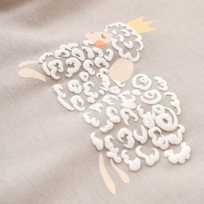 Bibaby Biorganic Curly Sheep Sweatshirt, Bej