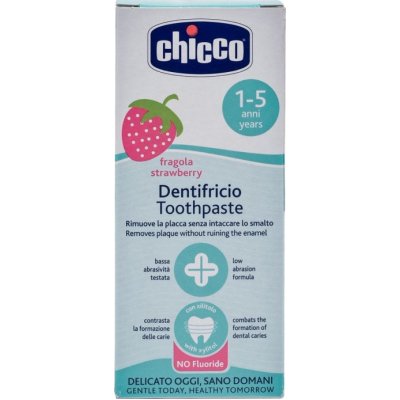 Chicco Çilekli Diş Macunu, 12+ Ay, 50 ml