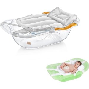 BabyJem Havlu Köpüklü Banyo Filesi, Beyaz