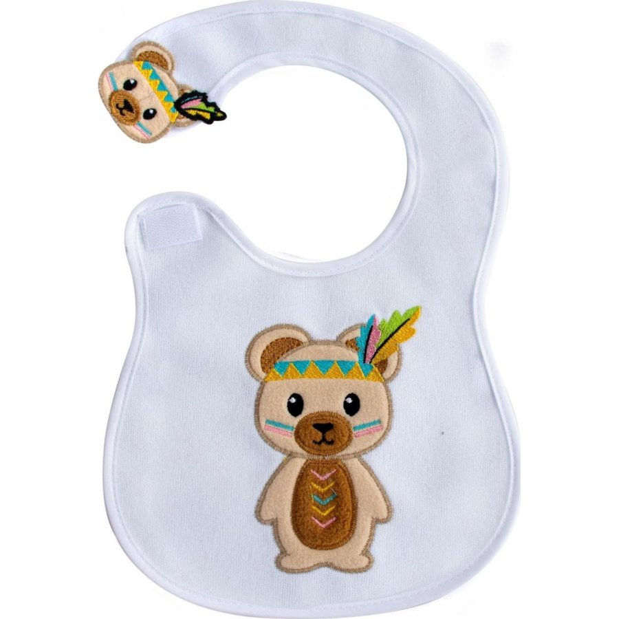 Sevi Bebe Yandan Cırtlı Mama Önlüğü, Kızılderili