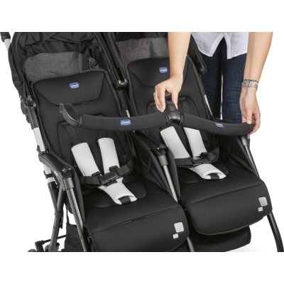 Chicco Ohlala Twin İkiz Bebek Arabası, Black Night