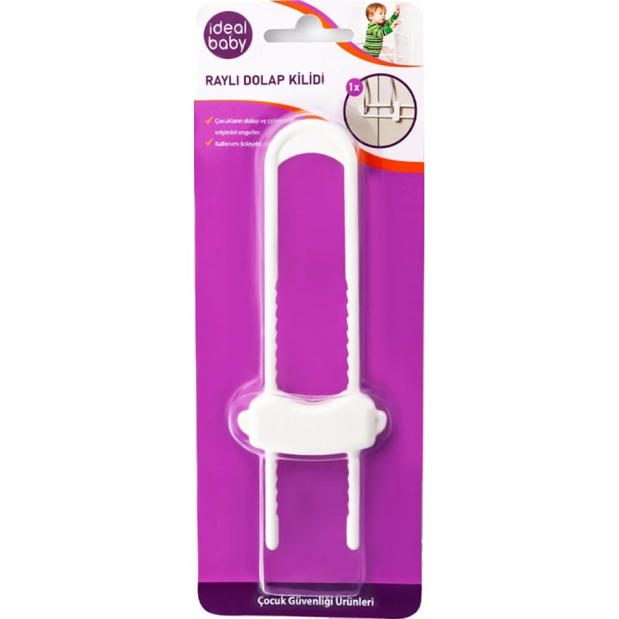 İdeal Baby Raylı Dolap Kilidi