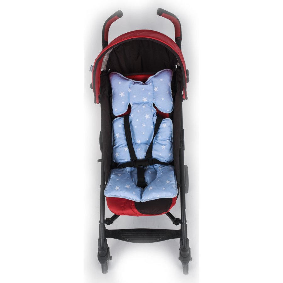 Sevi Bebe Puset ve Oto Koltuğu Minderi, Mavi, Yıldız