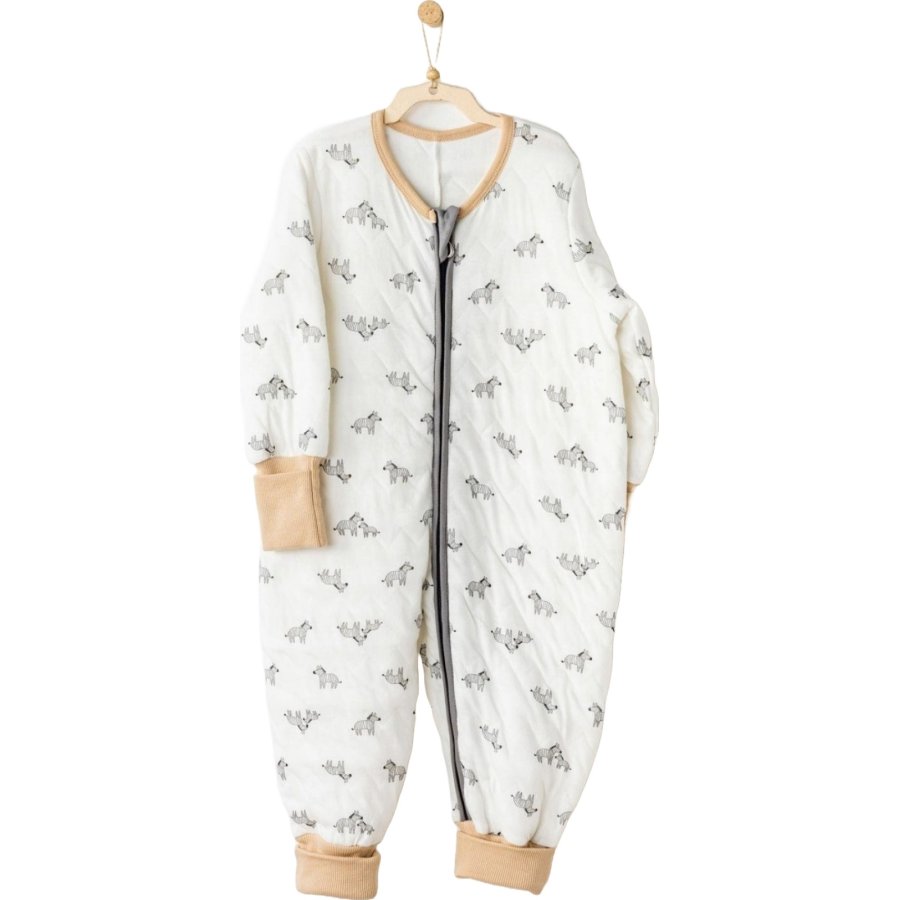 Andywawa Zebra Bebek Uyku Tulumu, Ekru