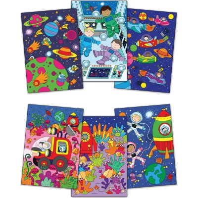 Galt Water Magic Sihirli Boyama Kitabı, In Outer Space