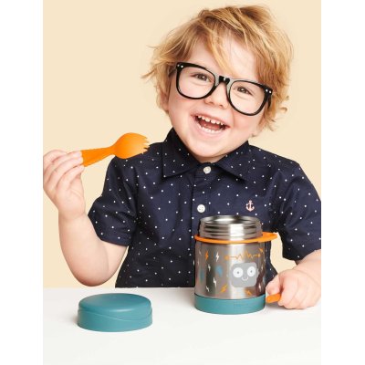 Skip Hop Zoo Paslanmaz Çelik Termos, 325 ml, Robot