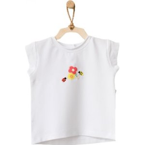 Andywawa Hello Sunshine Bebek Tişört, Beyaz