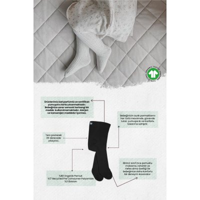 Bistyle Penye Külotlu Çorap, Gri, 3'lü