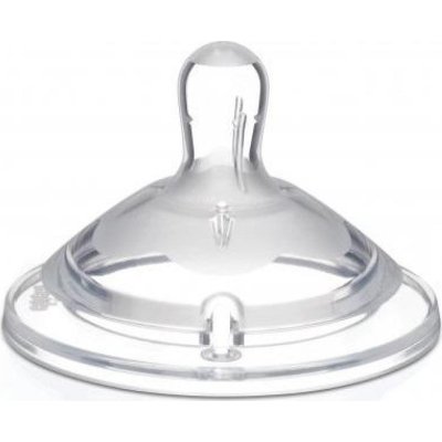 Chicco Natural Feeling Biberon Emziği, 6+ Ay, Hızlı Akış, 2'li