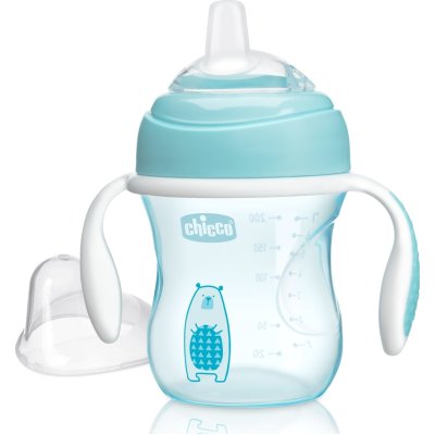 Chicco Yumuşak Uçlu Geçiş Bardağı, 4+ Ay, Erkek