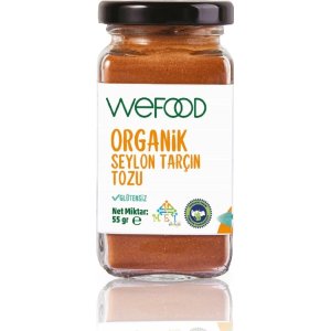 Wefood Organik Seylon Tarçın Tozu, 55 g