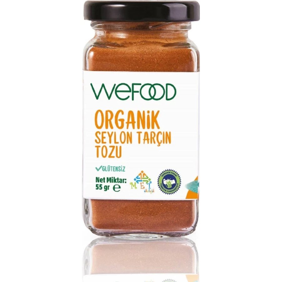 Wefood Organik Seylon Tarçın Tozu, 55 g