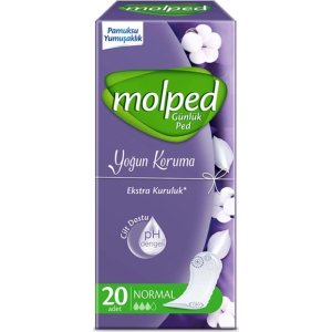 Molped Yoğun Koruma Günlük Ped 20 Adet