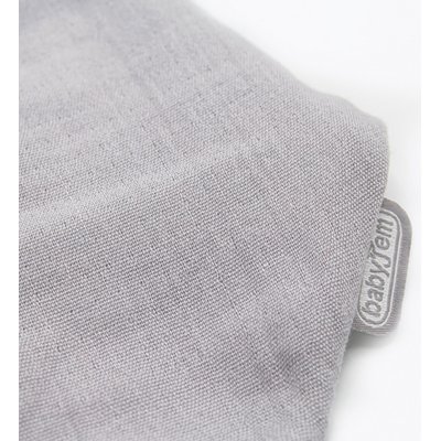 BabyJem Ahşap Diş Kaşıyıcılı Bürümcük Müslin Önlük, Gri