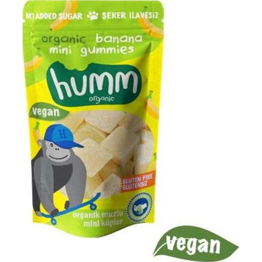 Humm Organik Muzlu Mini Küpler, 30 g